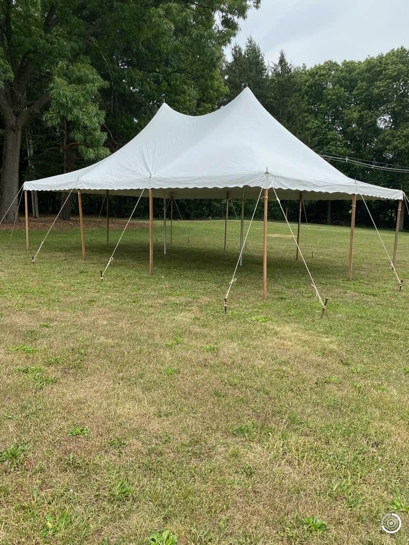 20x30 Pole Tent - Delux Tents Mid Michigan