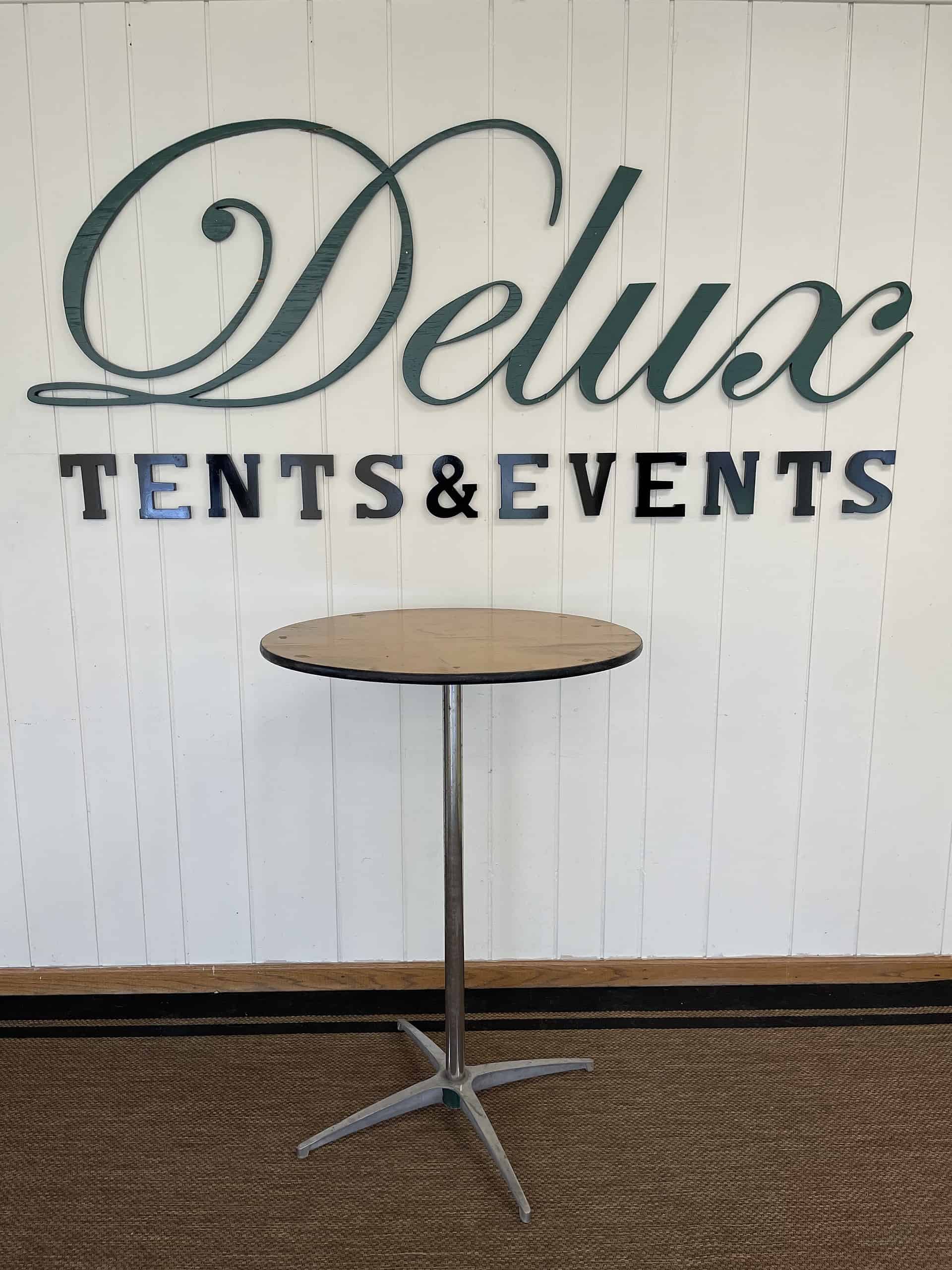 24 Inch Round Table - Delux Tents Mid Michigan