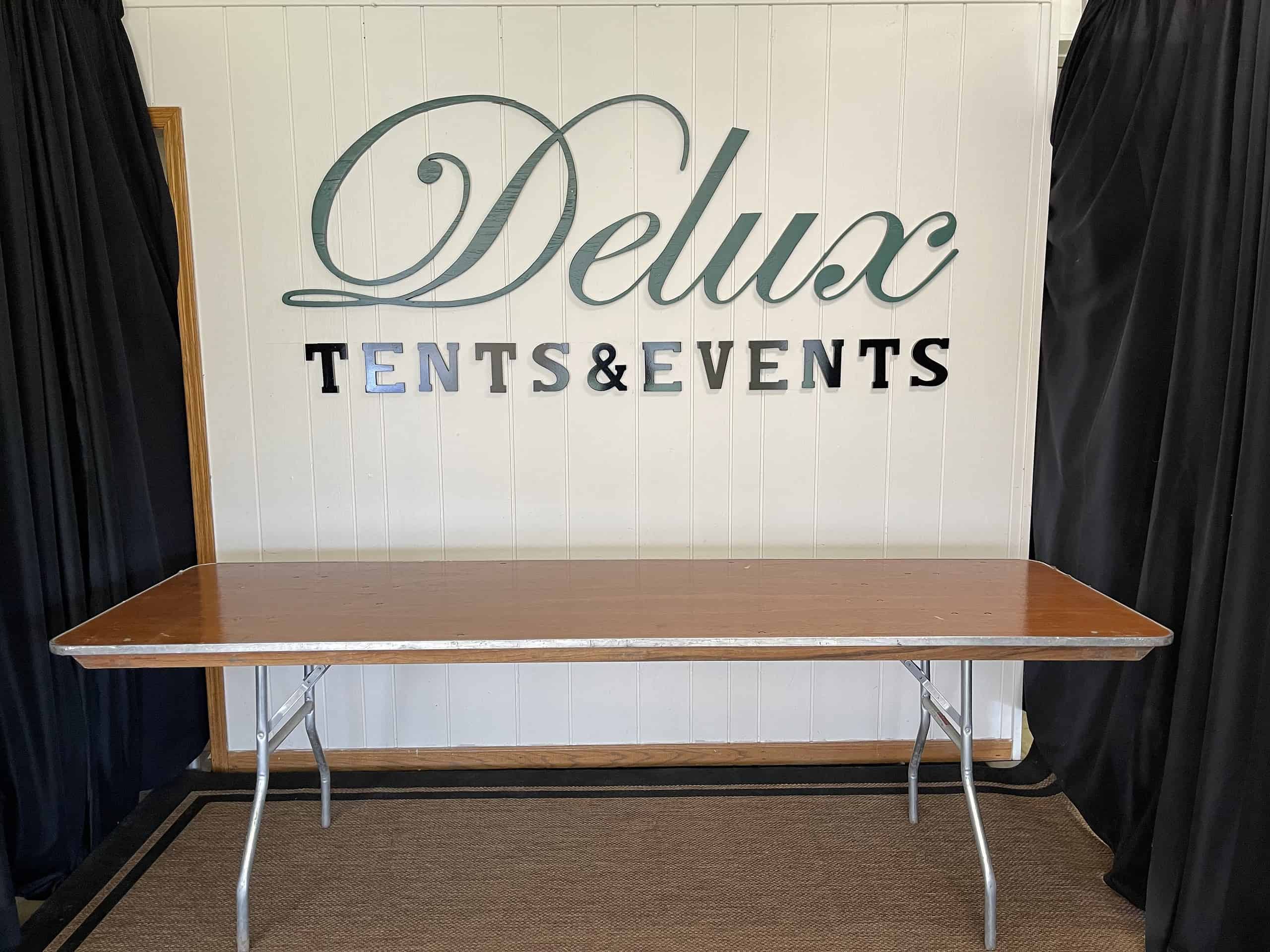 8 Foot-Table - Delux Tents Mid Michigan